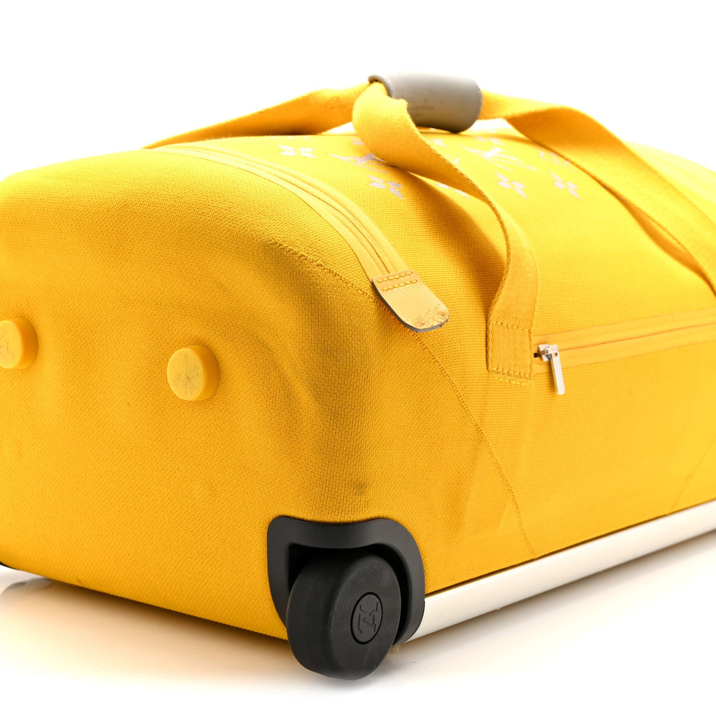 Louis Vuitton Knit Monogram Horizon Soft Duffle 55 Jaune