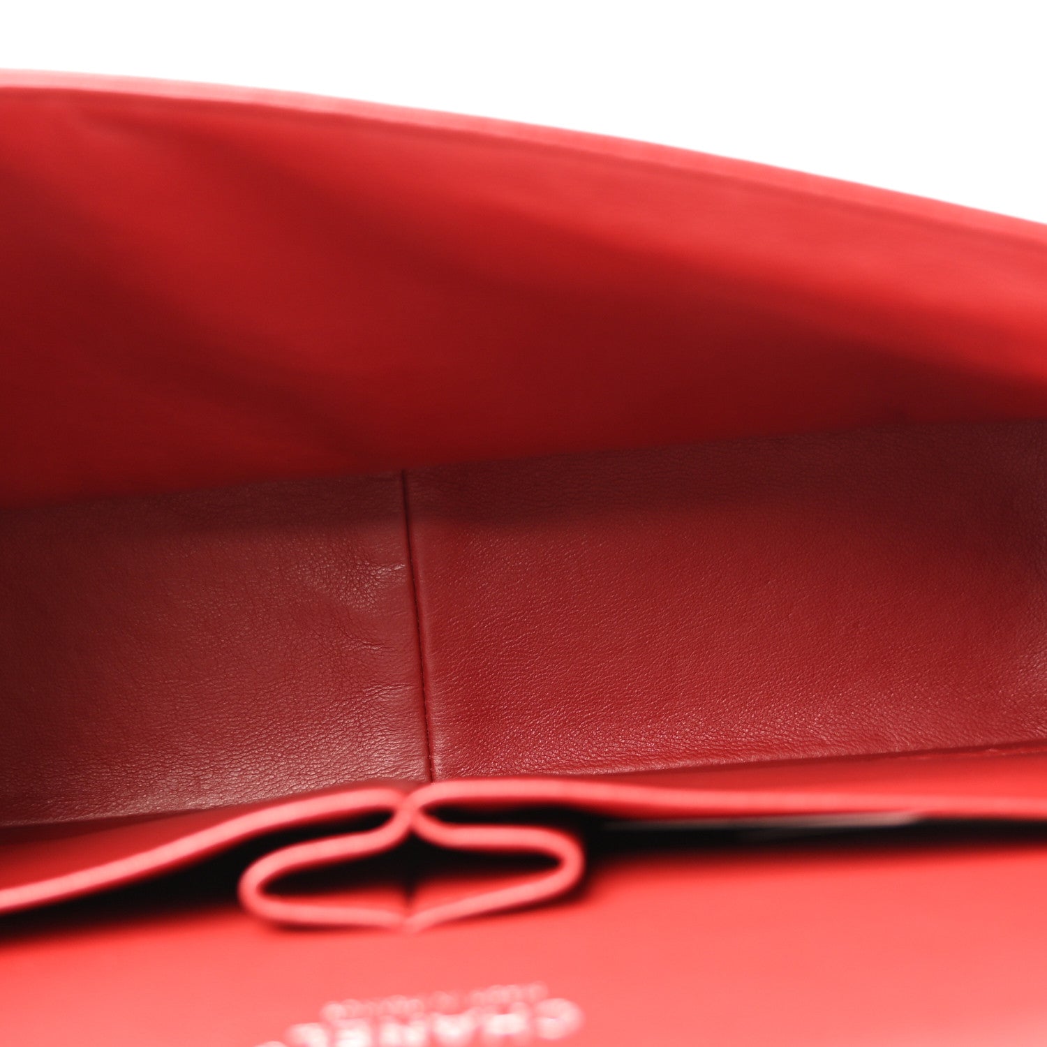 Chanel Caviar Quilted Jumbo Double Flap Dark Red