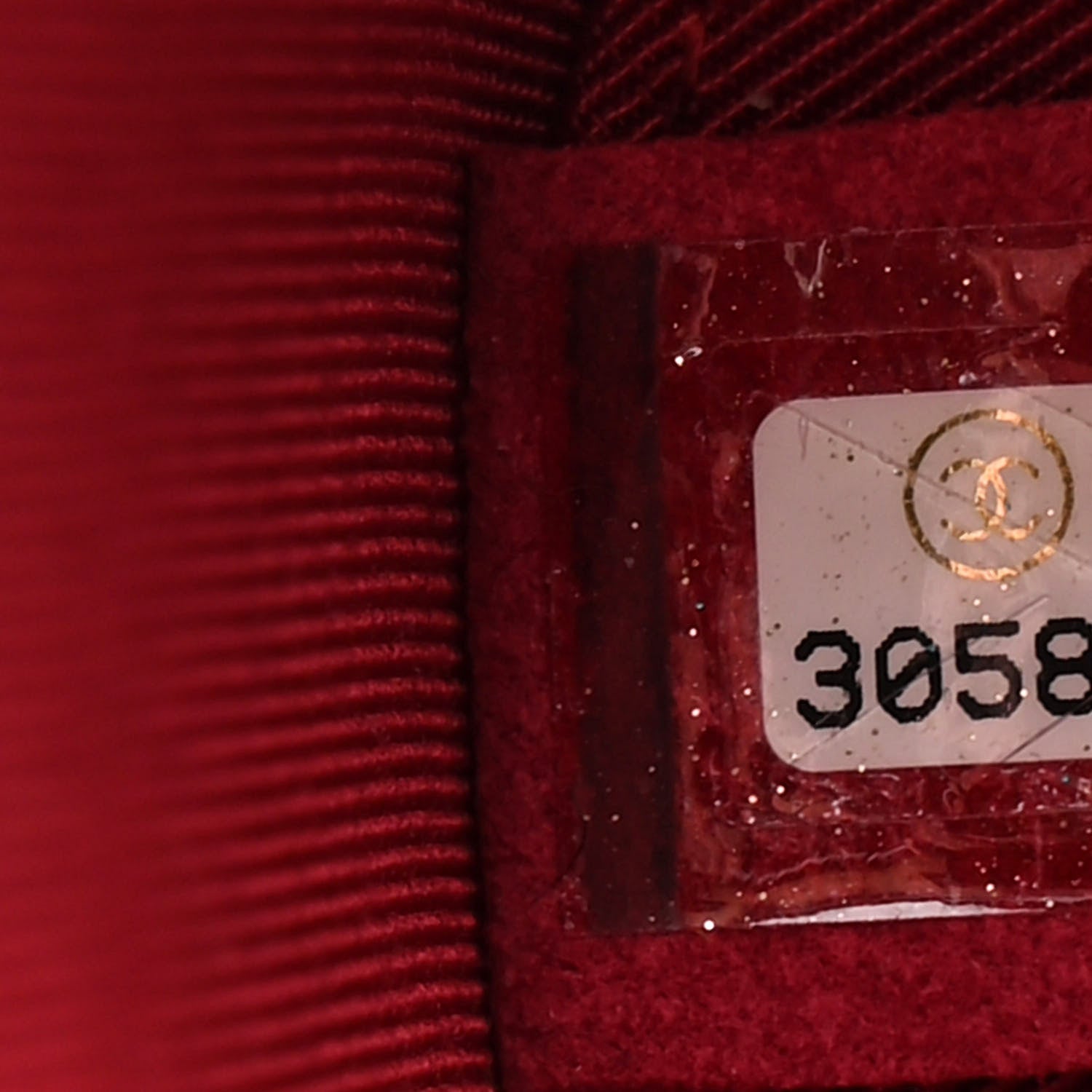 Chanel Patent Quilted Small Round Vanity With Chain Red