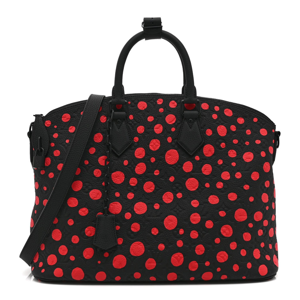 Louis Vuitton LV X YK Taurillon Lock It MM Black Red