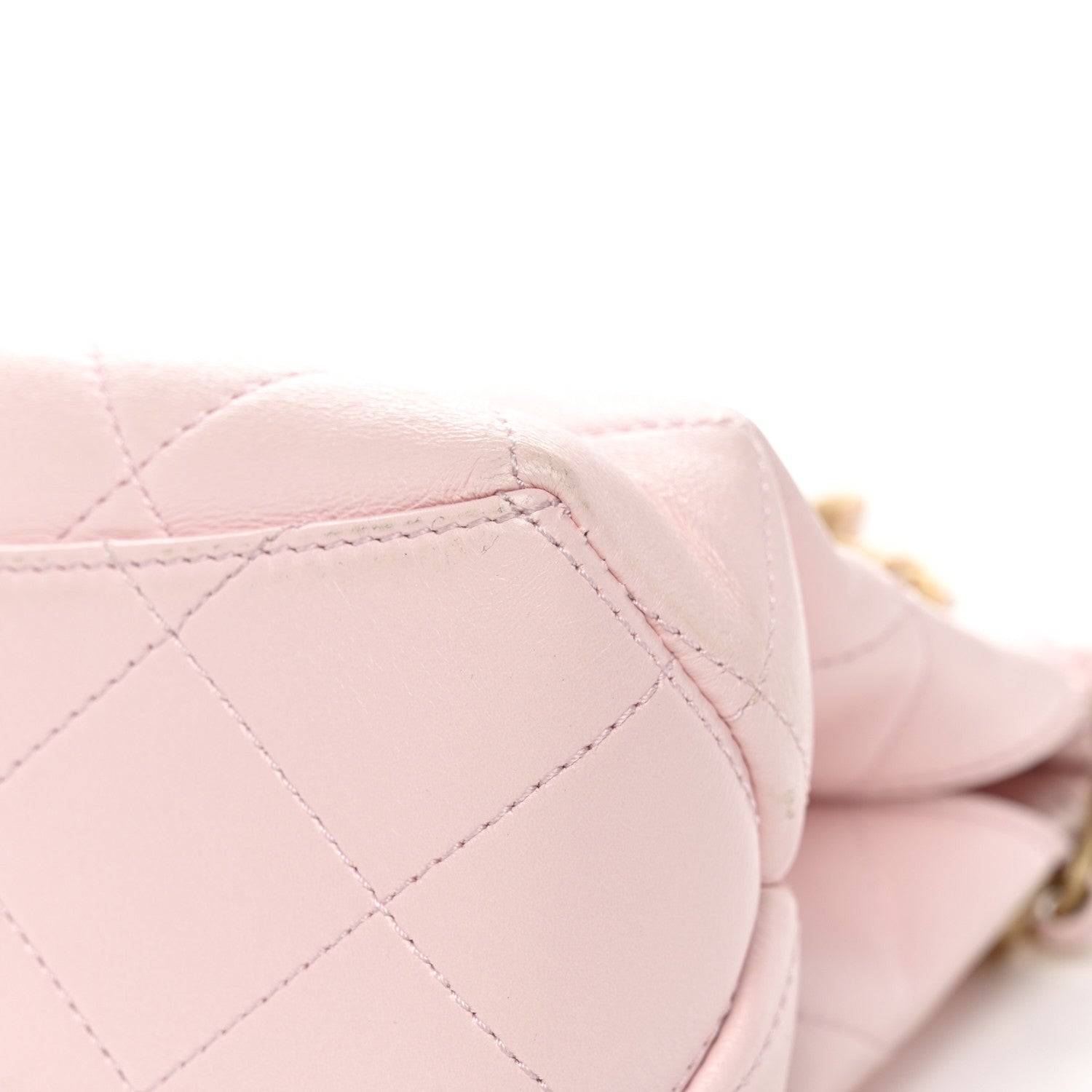 Chanel Shiny Lambskin Small Shopping Bag Light Pink