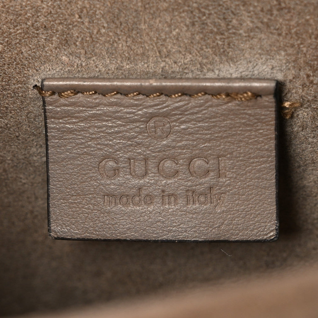 Gucci GG Supreme Monogram Mini Dionysus Shoulder Bag Taupe