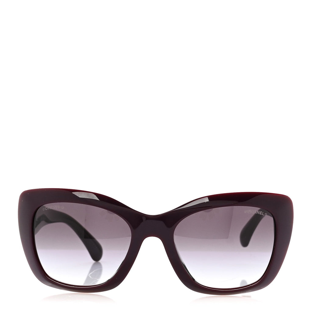 Acetate Square Sunglasses 71395 Purple
