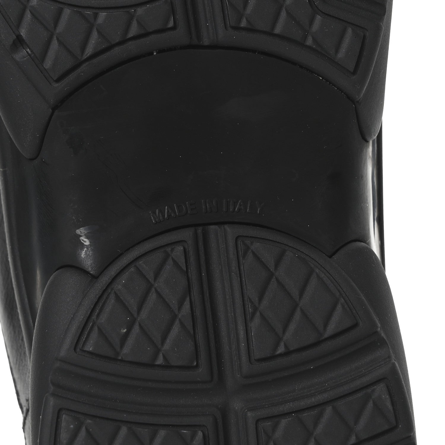 Lambskin Fabric CC Uniform Sneakers 38.5 Black