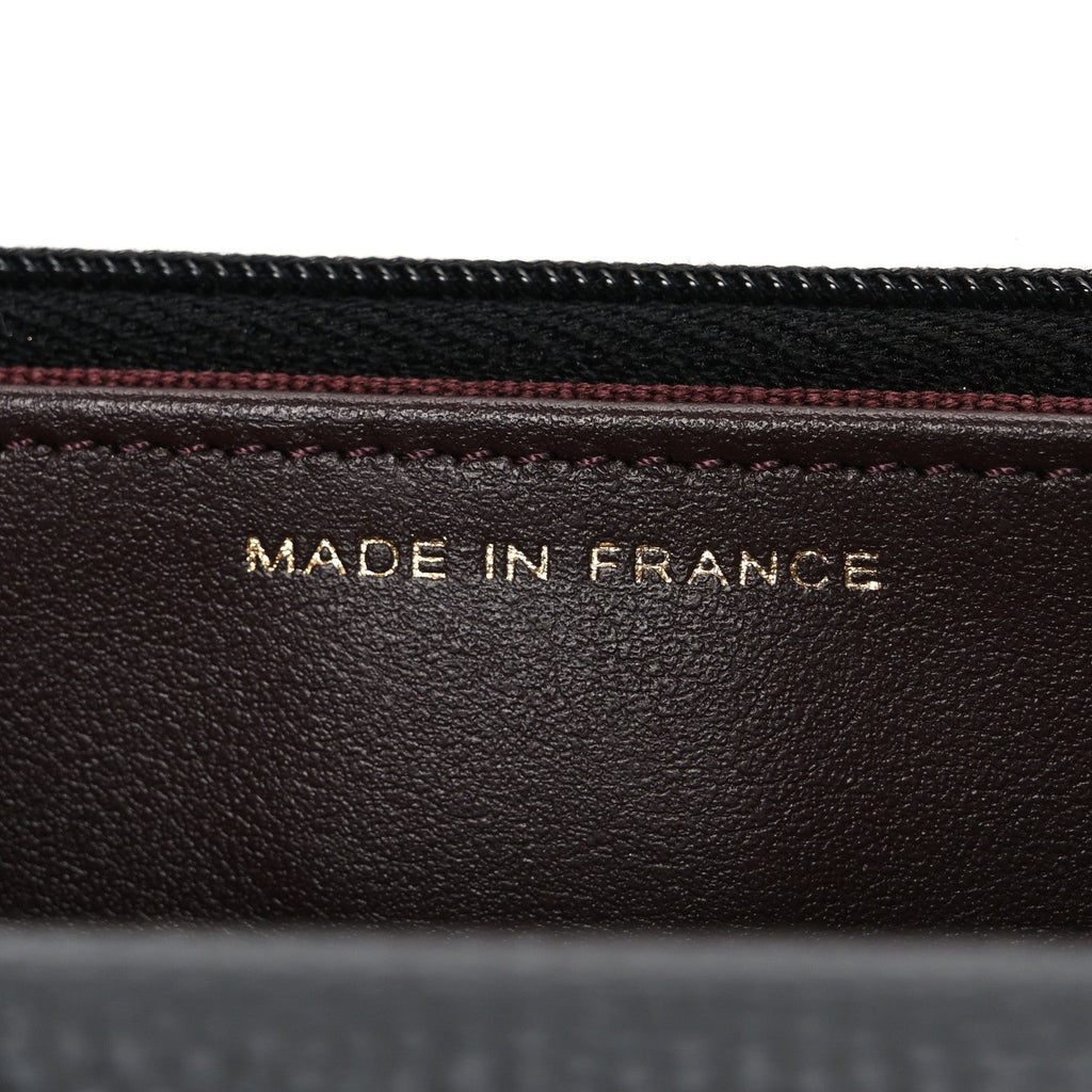 Chanel Caviar Quilted CC Turnlock Wallet On Chain WOC Black