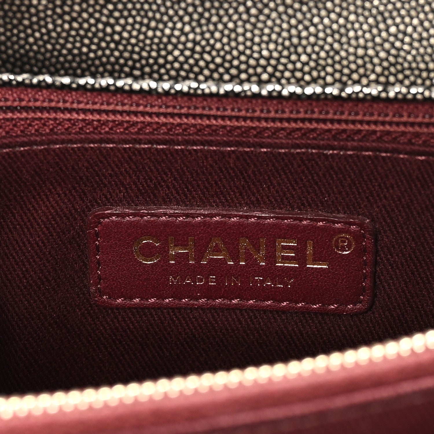 Chanel Metallic Caviar Quilted Small Coco Handle Flap Silver