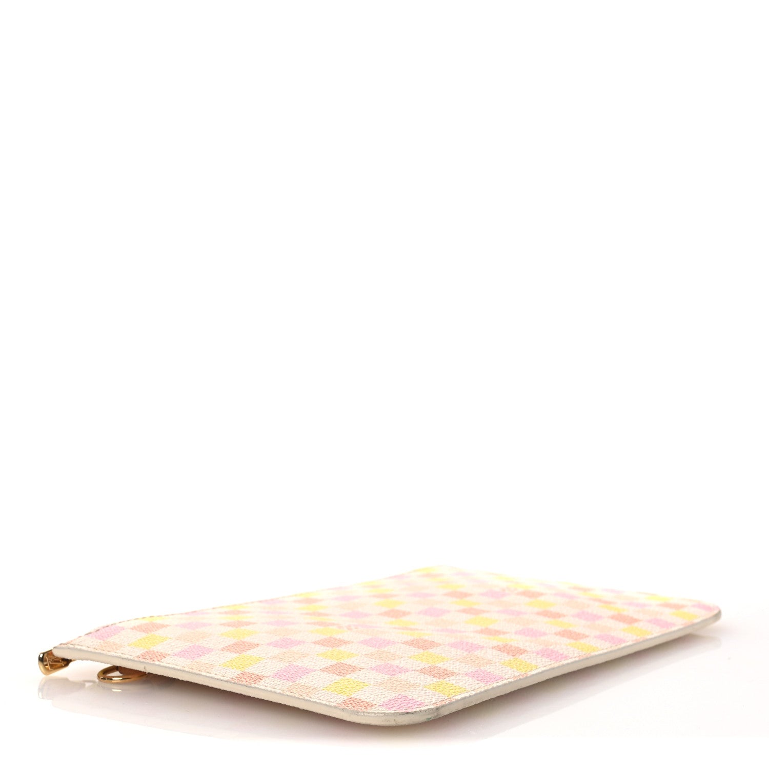 Louis Vuitton Damierlicious Neverfull Pochette Rose Peach