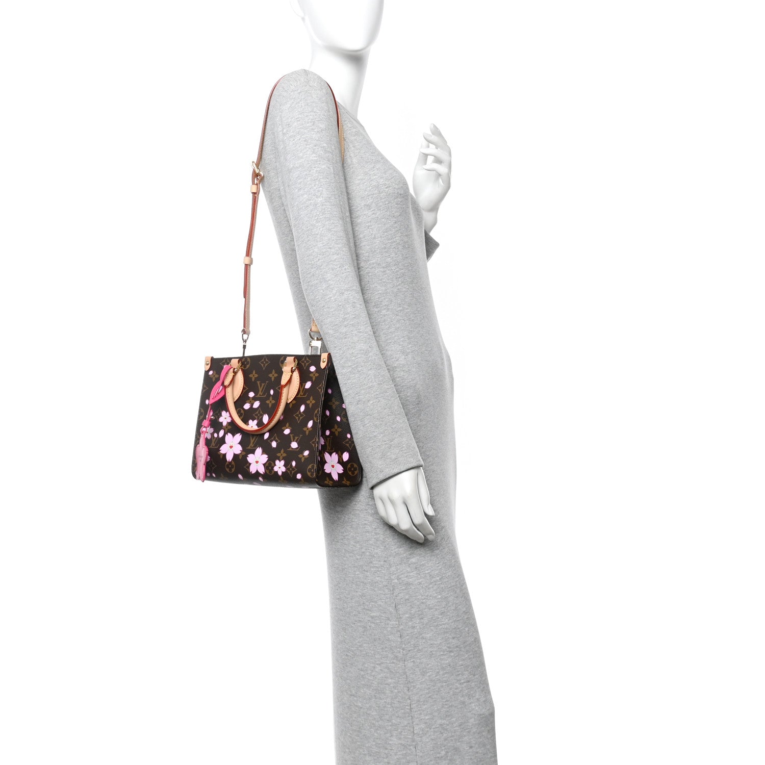 Louis Vuitton LV X TM Monogram Cherry Blossom Onthego PM Sakura Brown