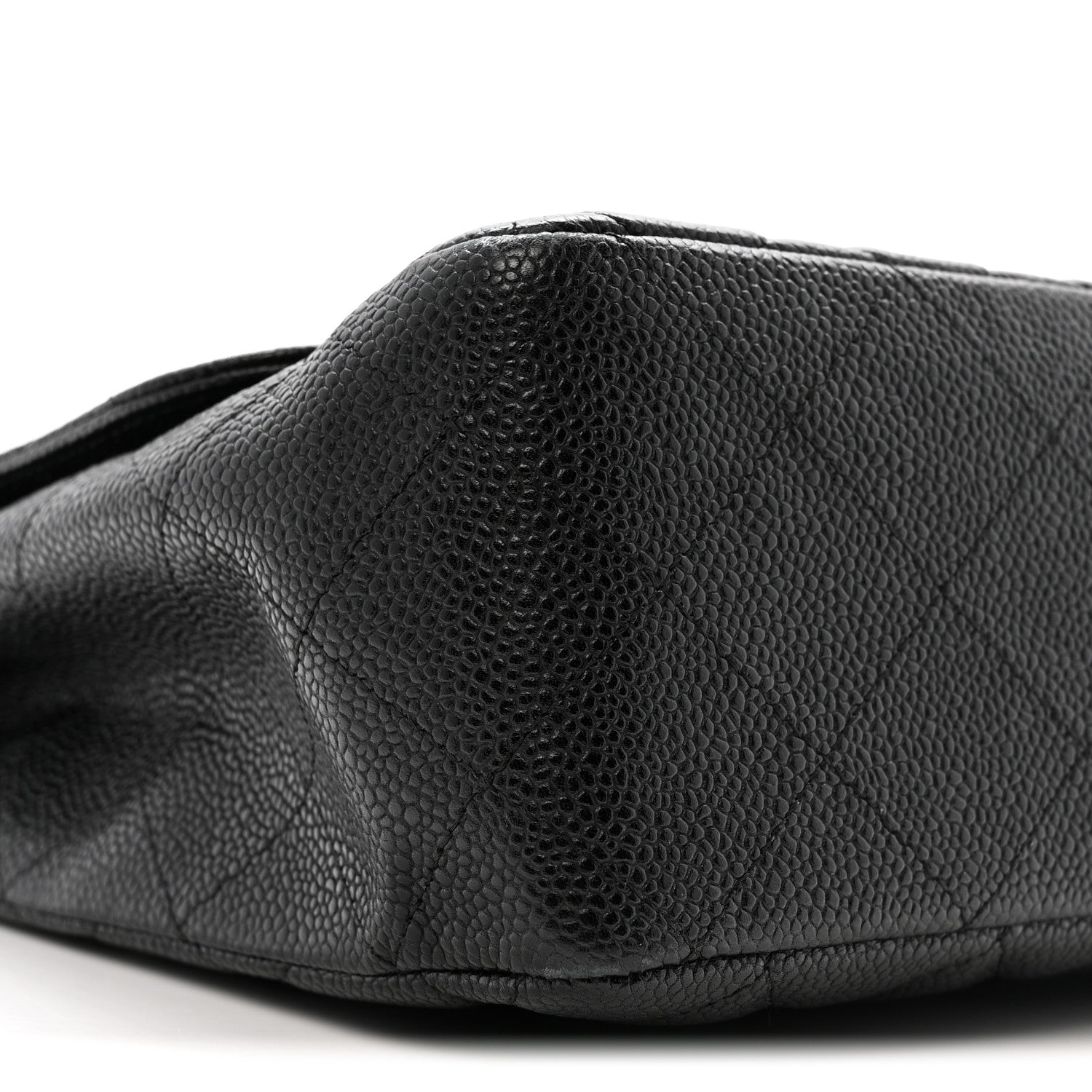 Chanel Caviar Quilted Jumbo Single Flap Black