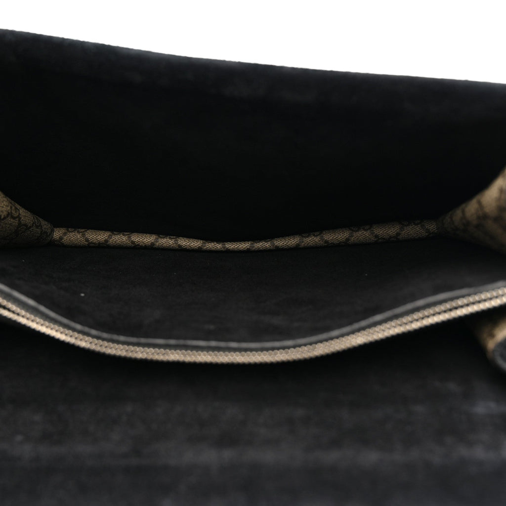 Gucci GG Supreme Monogram Medium Dionysus Shoulder Bag Black