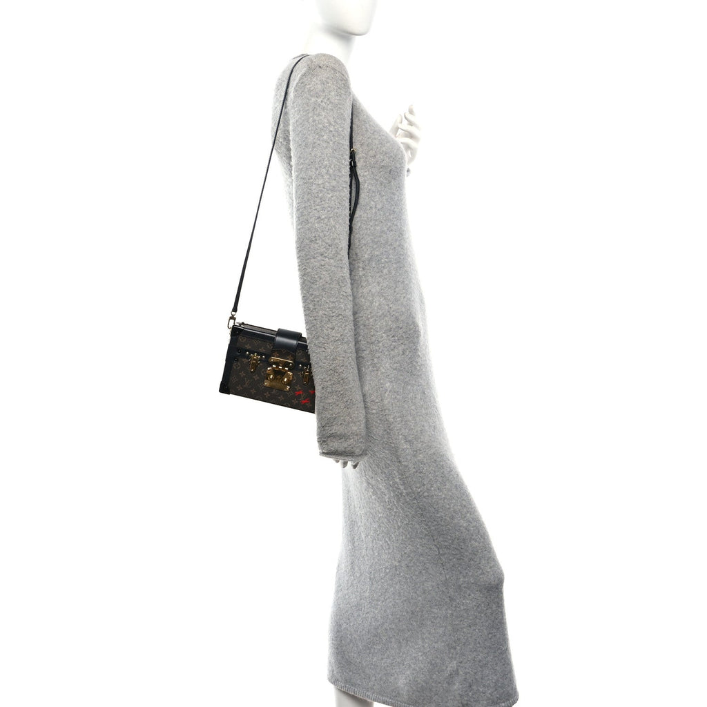 Louis Vuitton Monogram Petite Malle Black