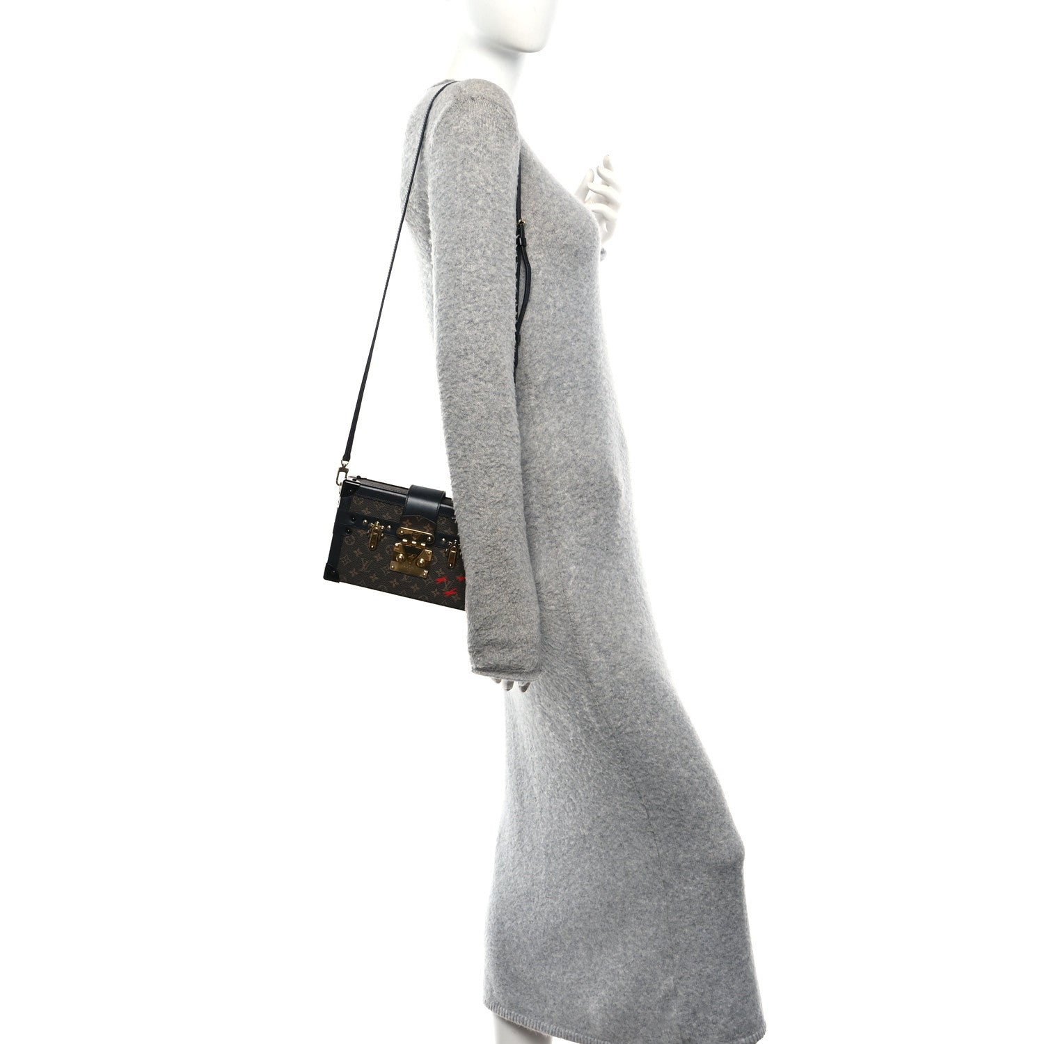 Louis Vuitton Monogram Petite Malle Black