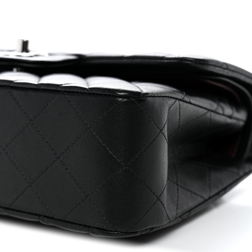 Chanel Lambskin Quilted Small Double Flap Black