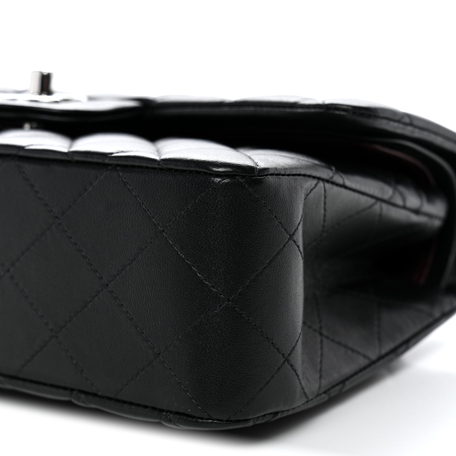 Chanel Lambskin Quilted Small Double Flap Black