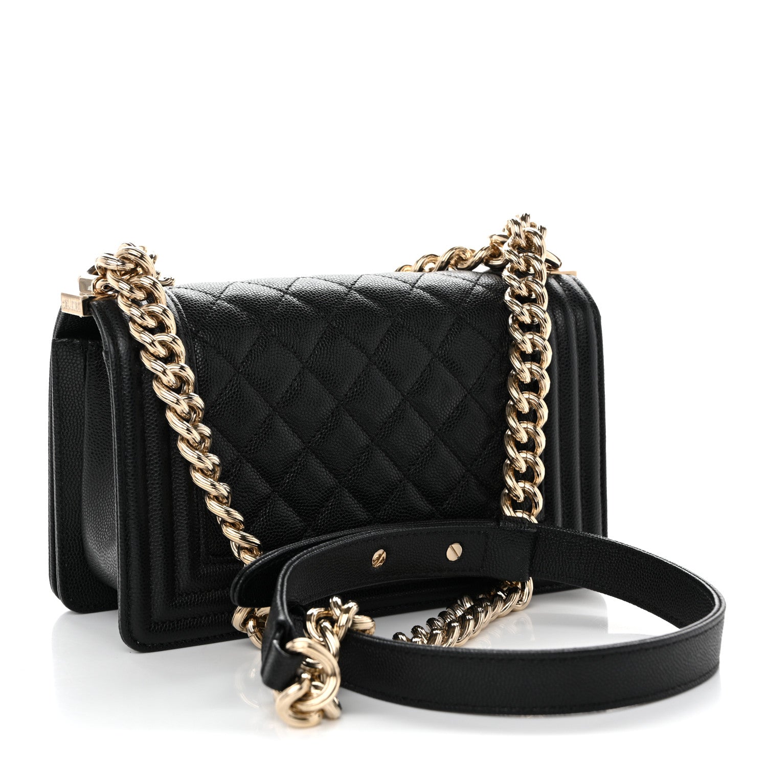 Chanel Caviar Quilted Small Boy Flap Black