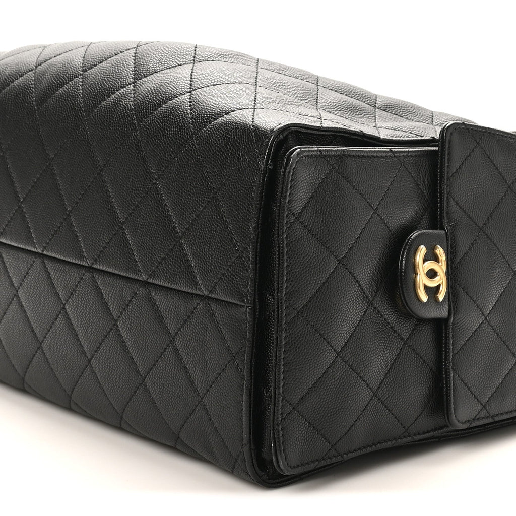 Chanel Caviar Quilted Medium Chanel 25 Handbag Black