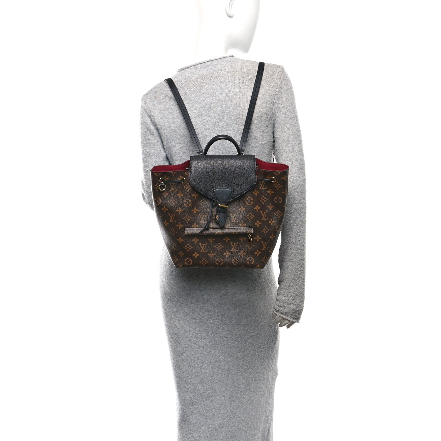 Louis Vuitton Monogram Montsouris PM Black
