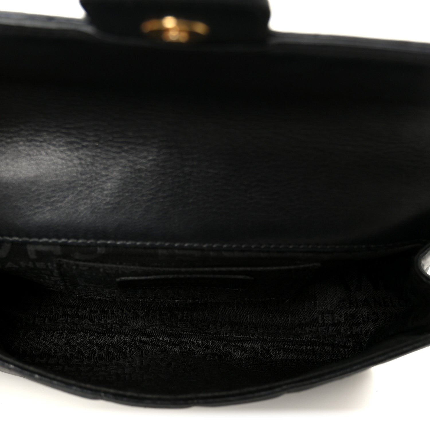 Chanel Lambskin Quilted Mini Chocolate Bar Flap Black