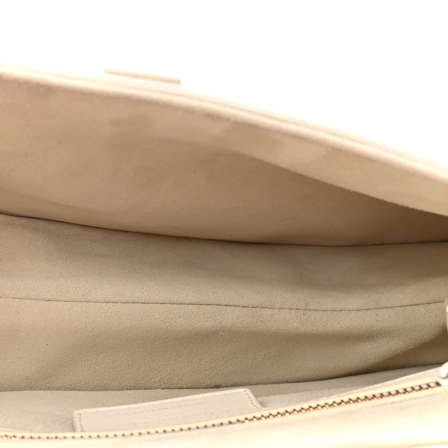 Christian Dior Ultra Matte Calfskin Saddle Bag Off White