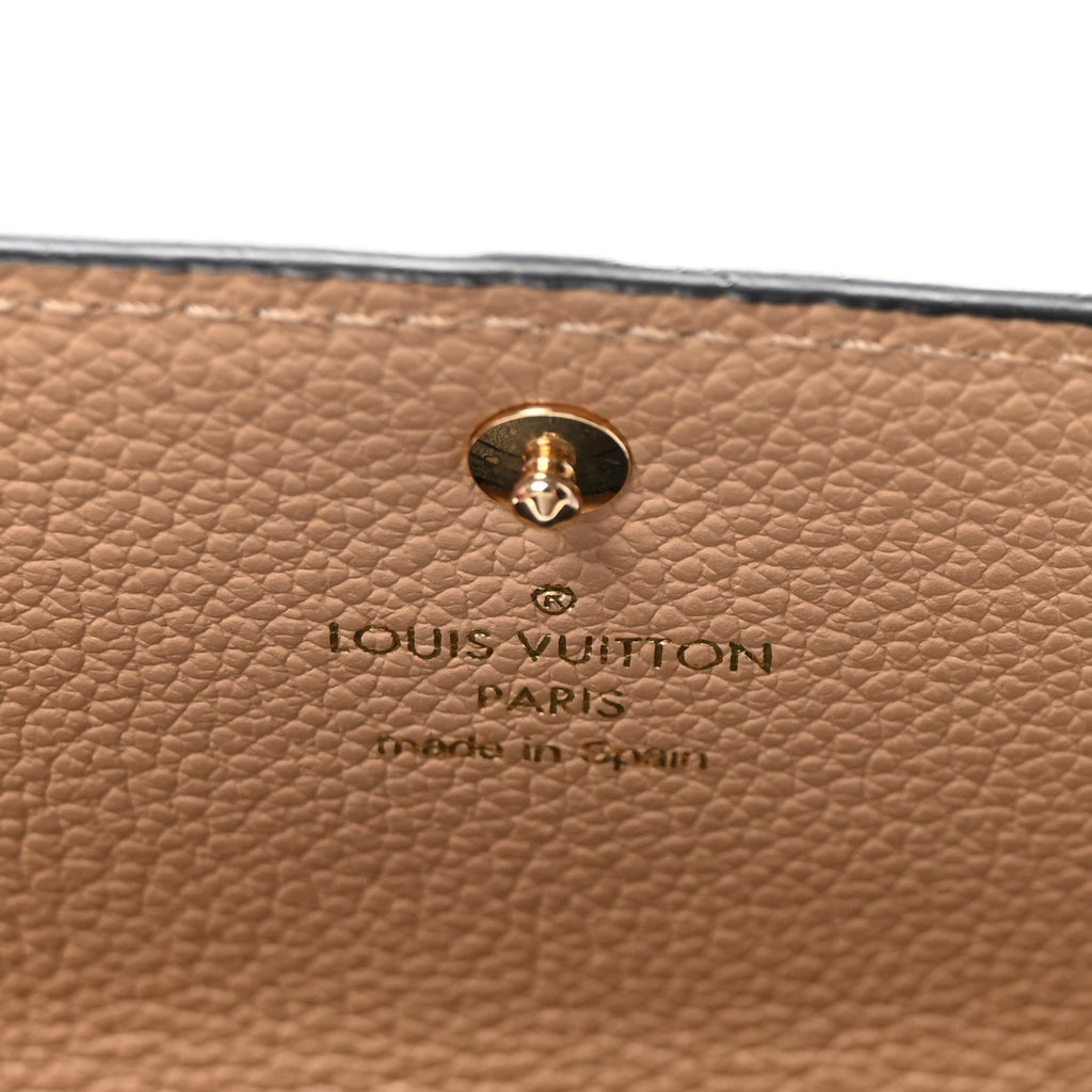 Louis Vuitton Empreinte Emilie Wallet Black Dune