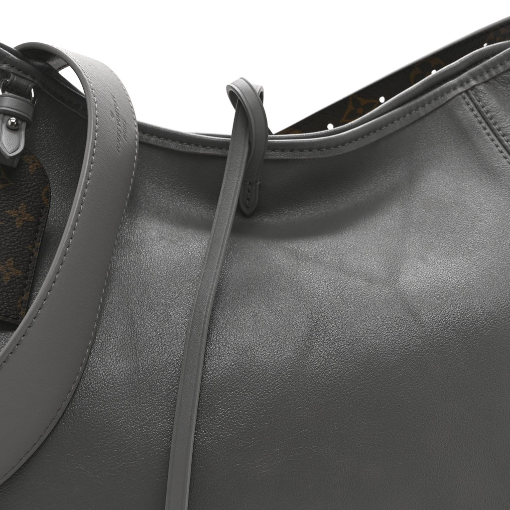 Louis Vuitton Lambskin Carryall MM Trianon Gray