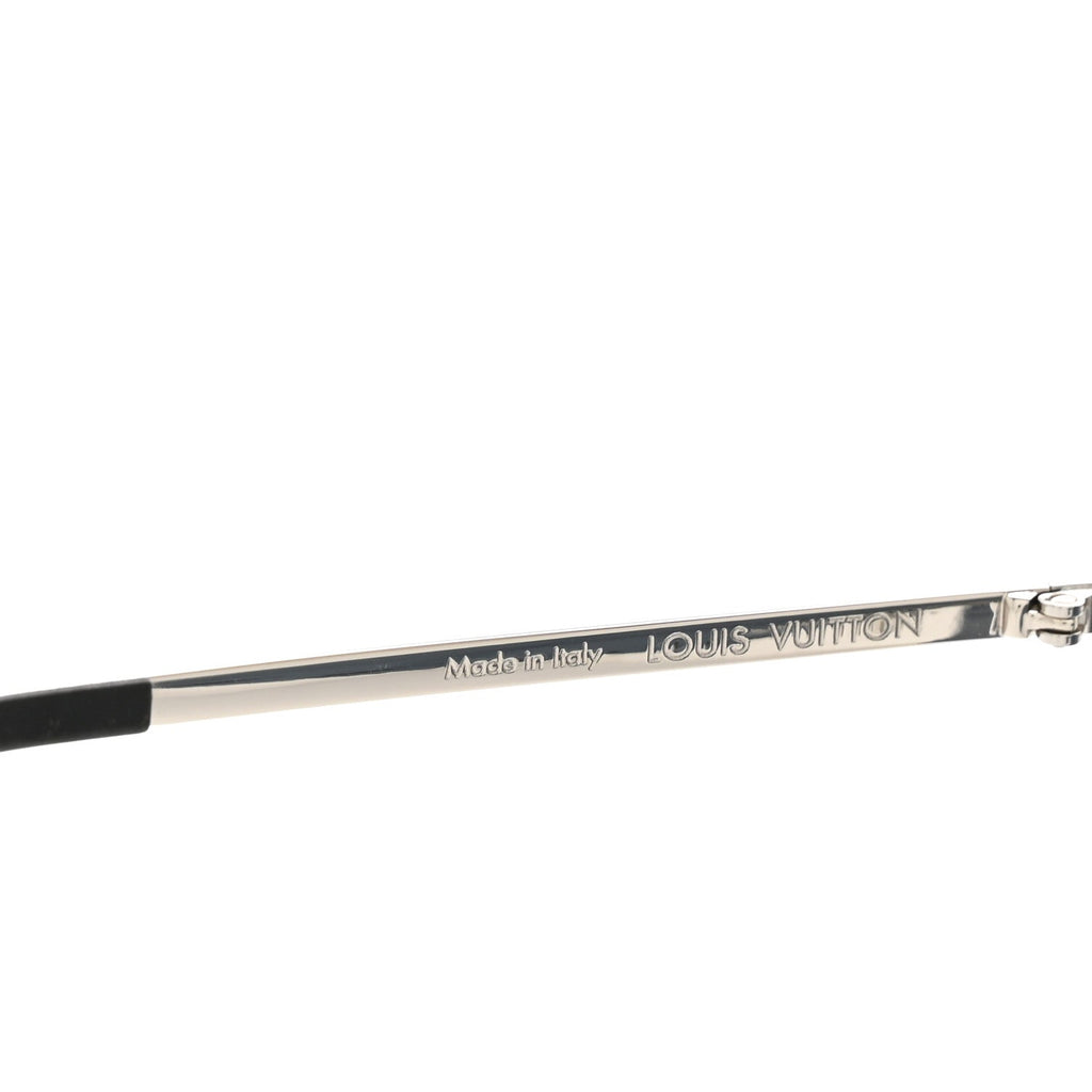 Louis Vuitton Metal The Party Shield Sunglasses Z1056E Black