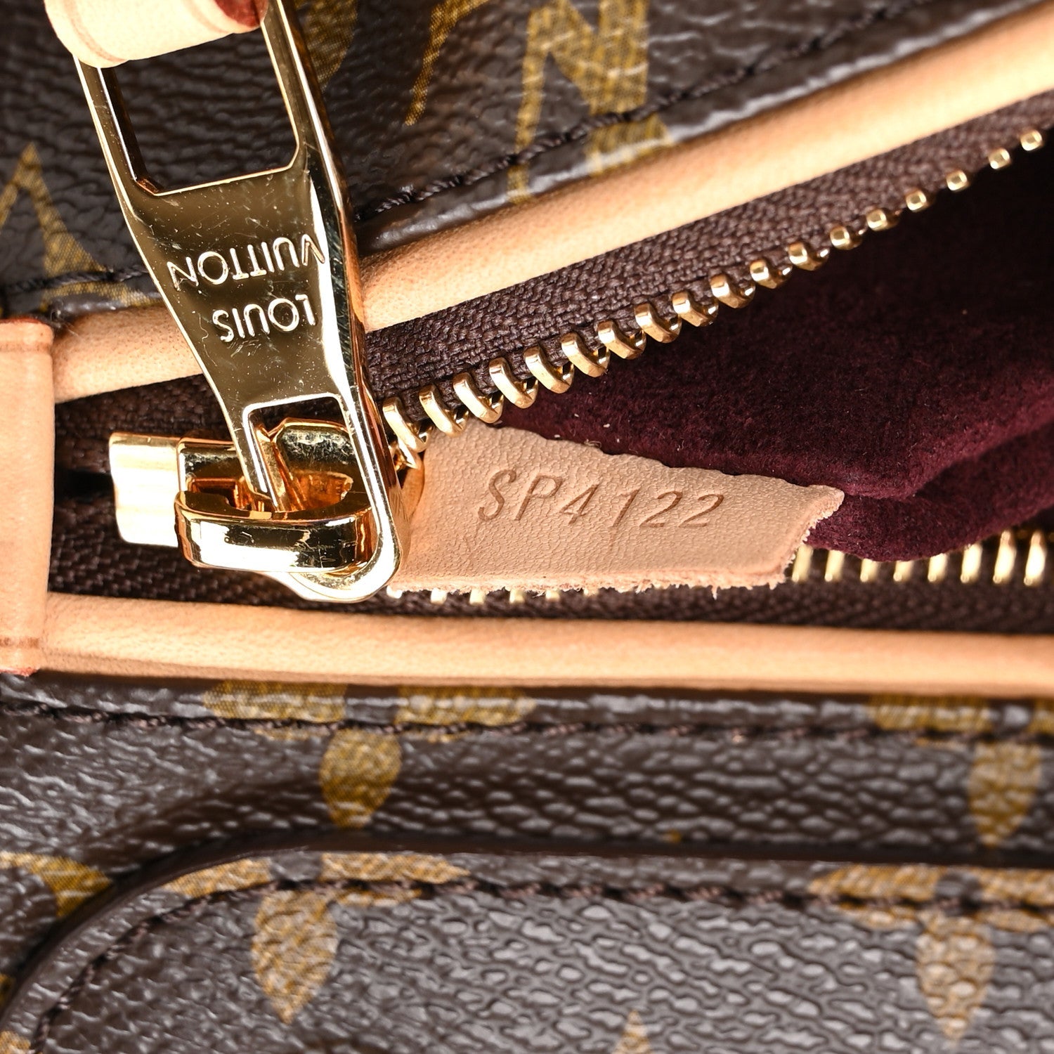 Louis Vuitton Monogram Olympe Bordeaux