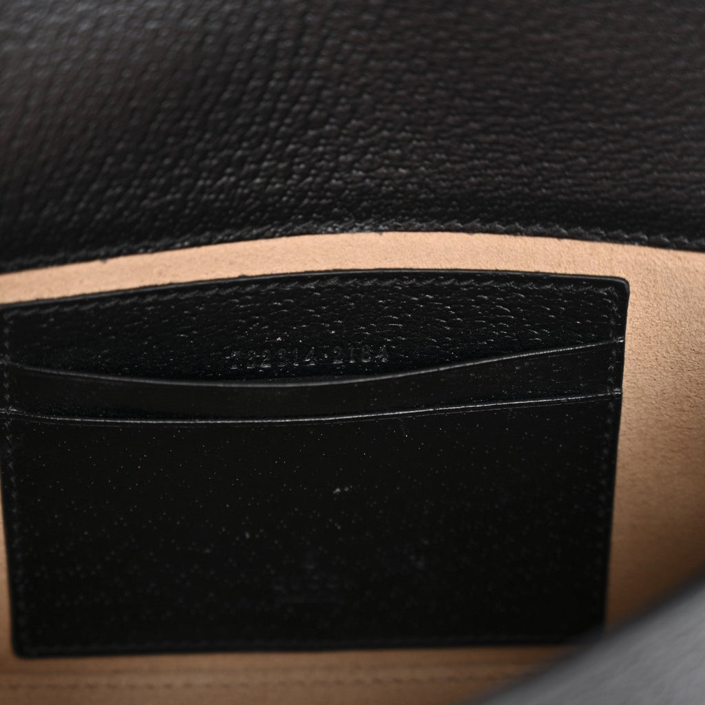 Gucci Calfskin Horsebit 1955 Shoulder Bag Black