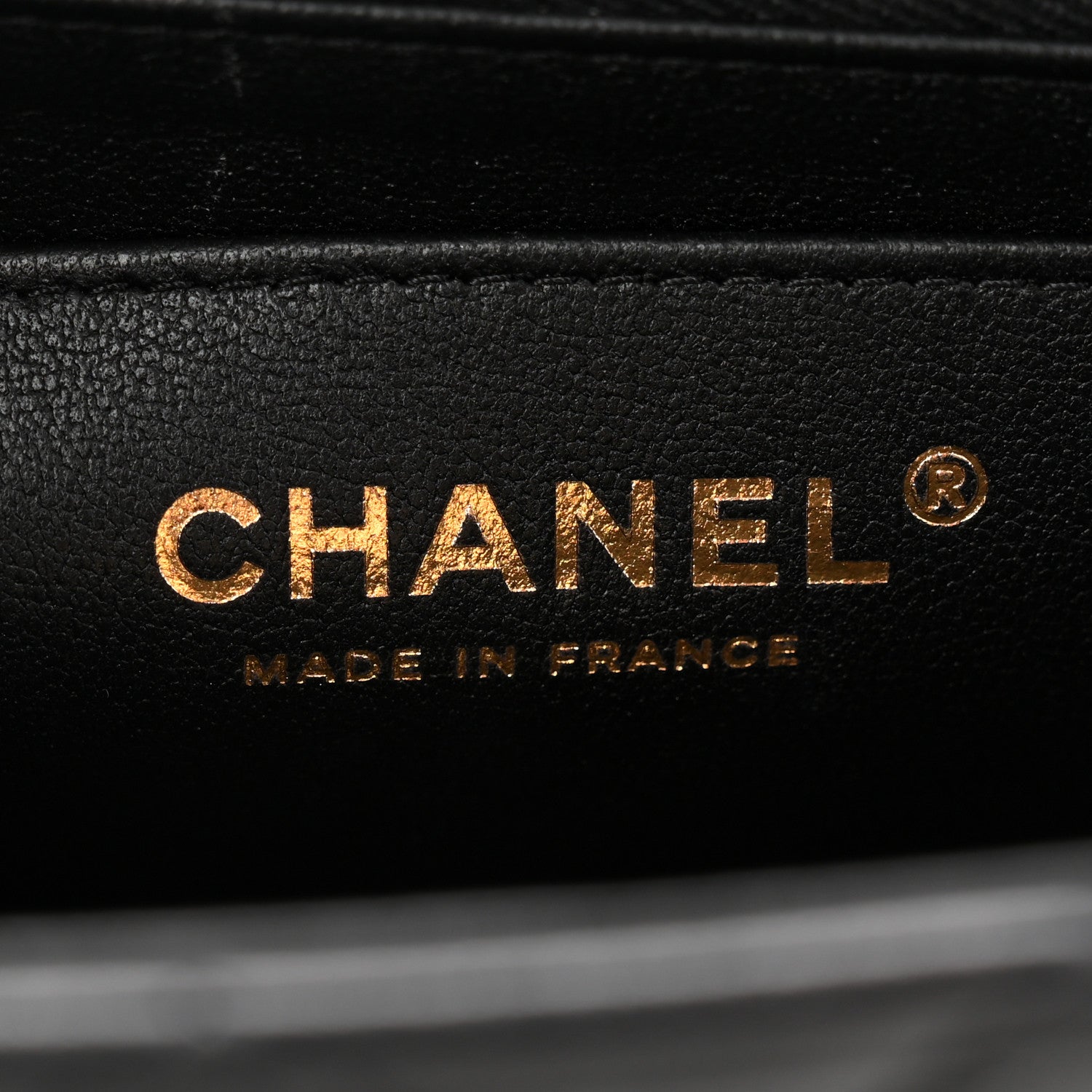Chanel Lambskin Quilted Mini Rectangular Flap Black