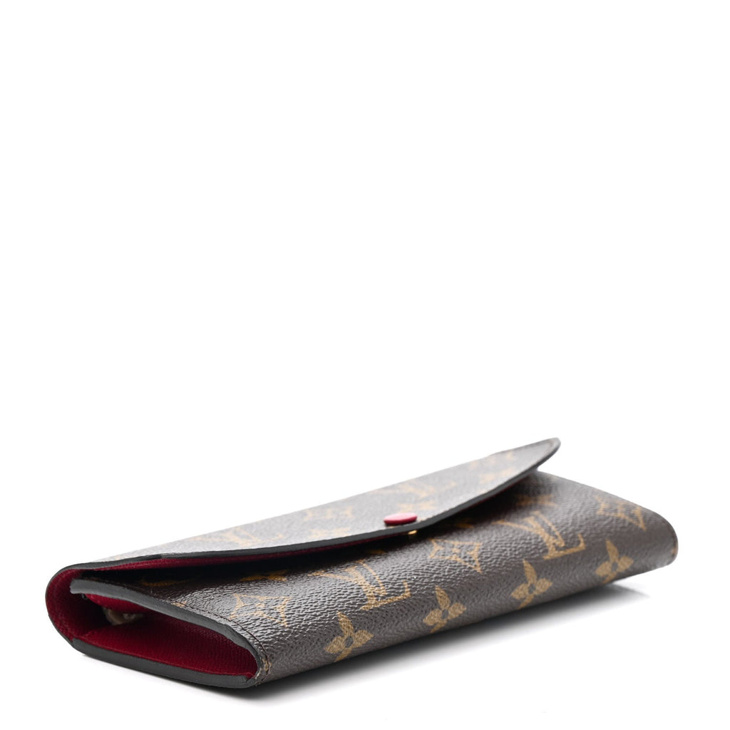 Louis Vuitton Monogram Emilie Wallet Fuchsia