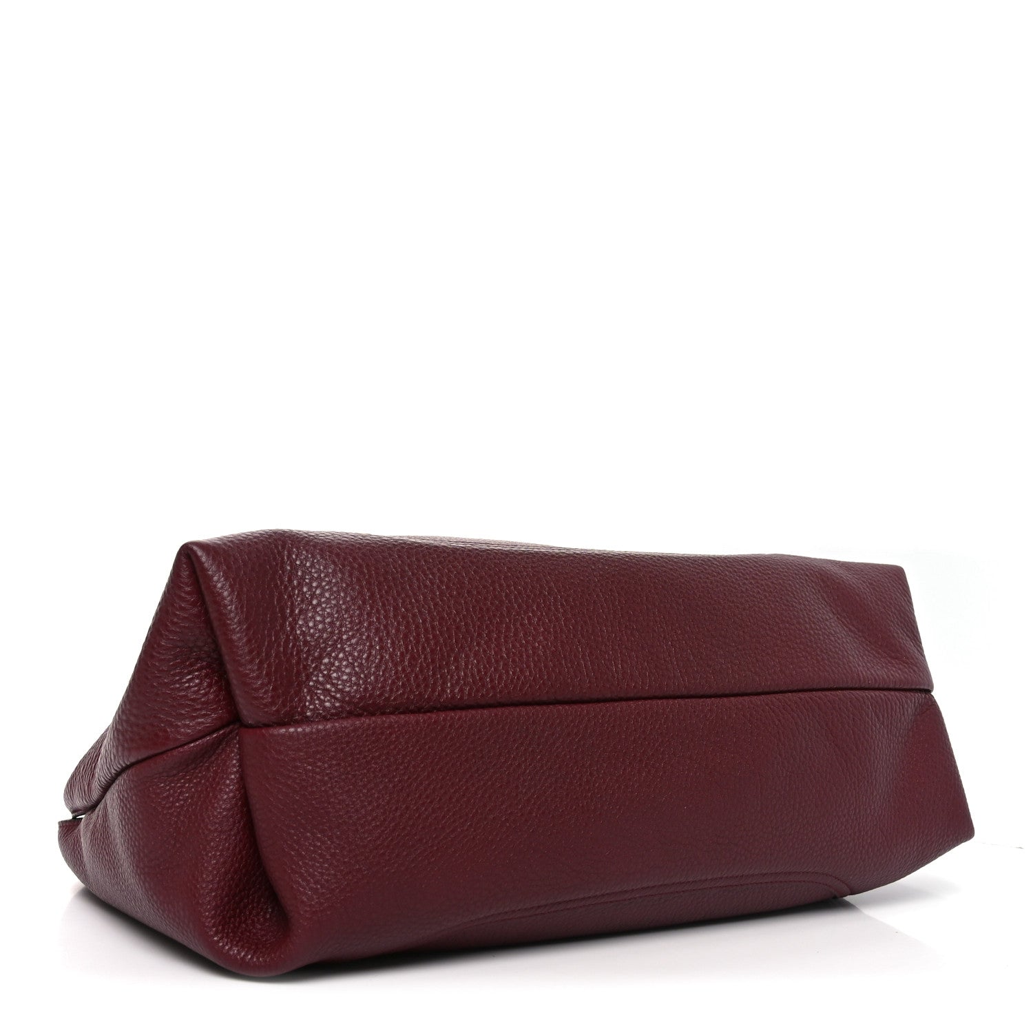 Gucci Grained Calfskin Softbit Maxi Shoulder Bag Rosso