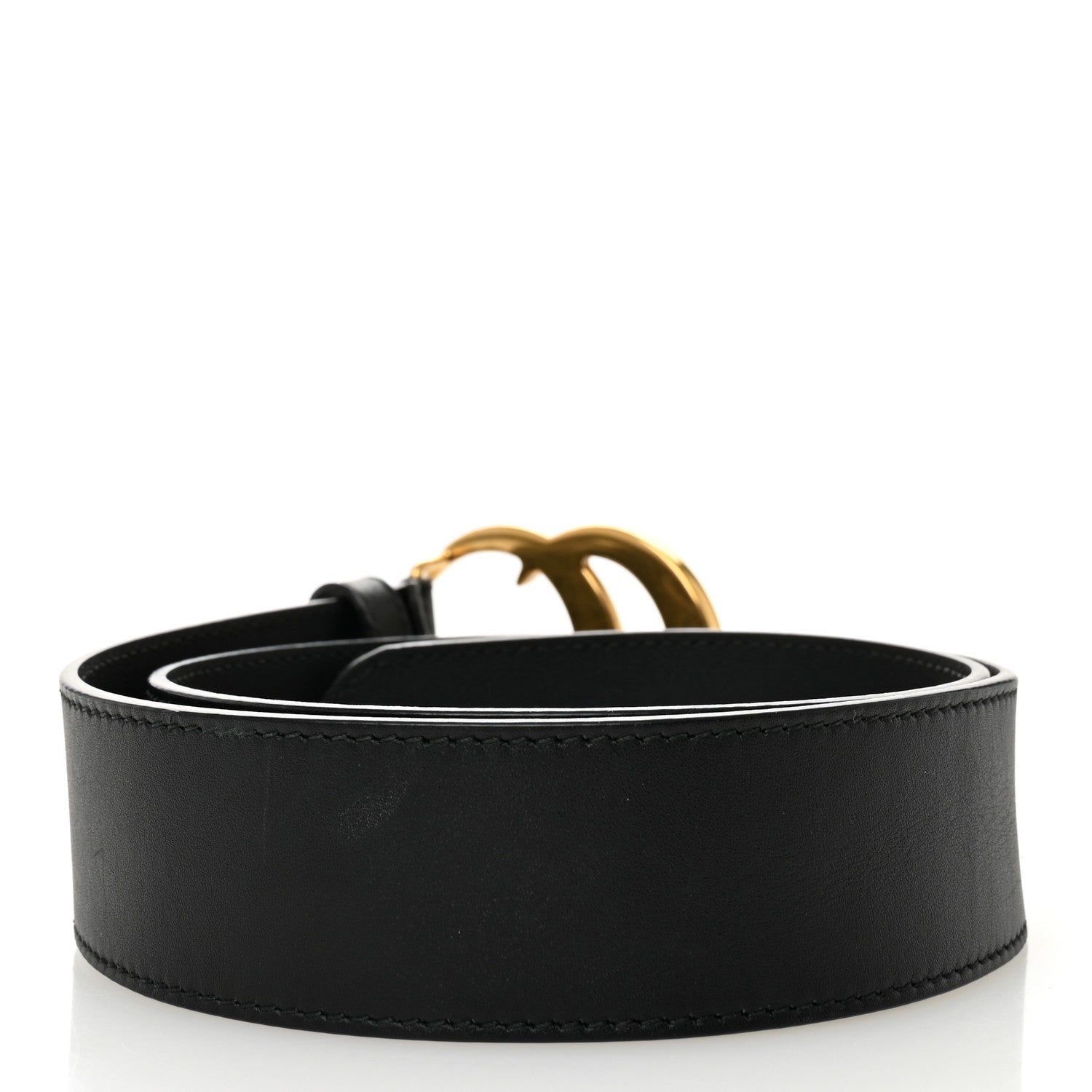 Gucci Calfskin Double G 40mm Belt 70 28 Black