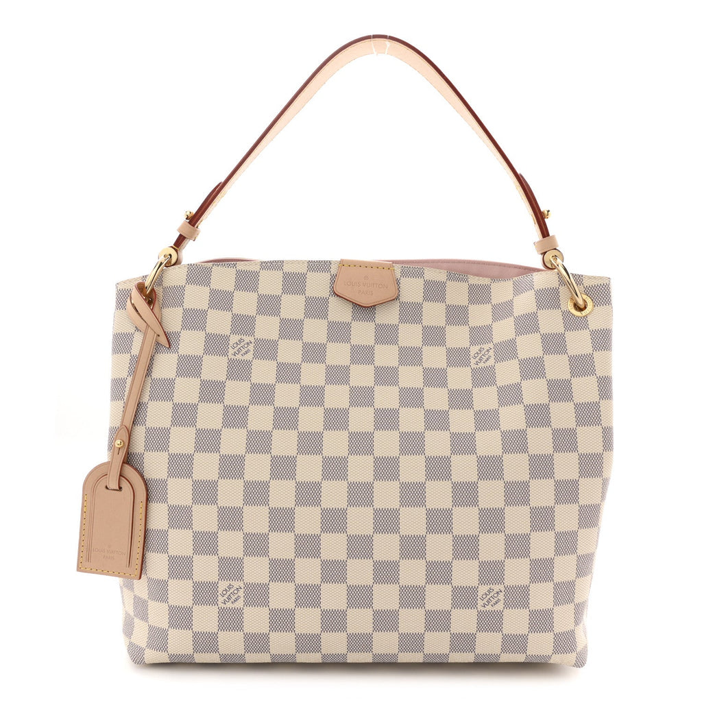 Louis Vuitton Damier Azur Graceful PM Rose Ballerine