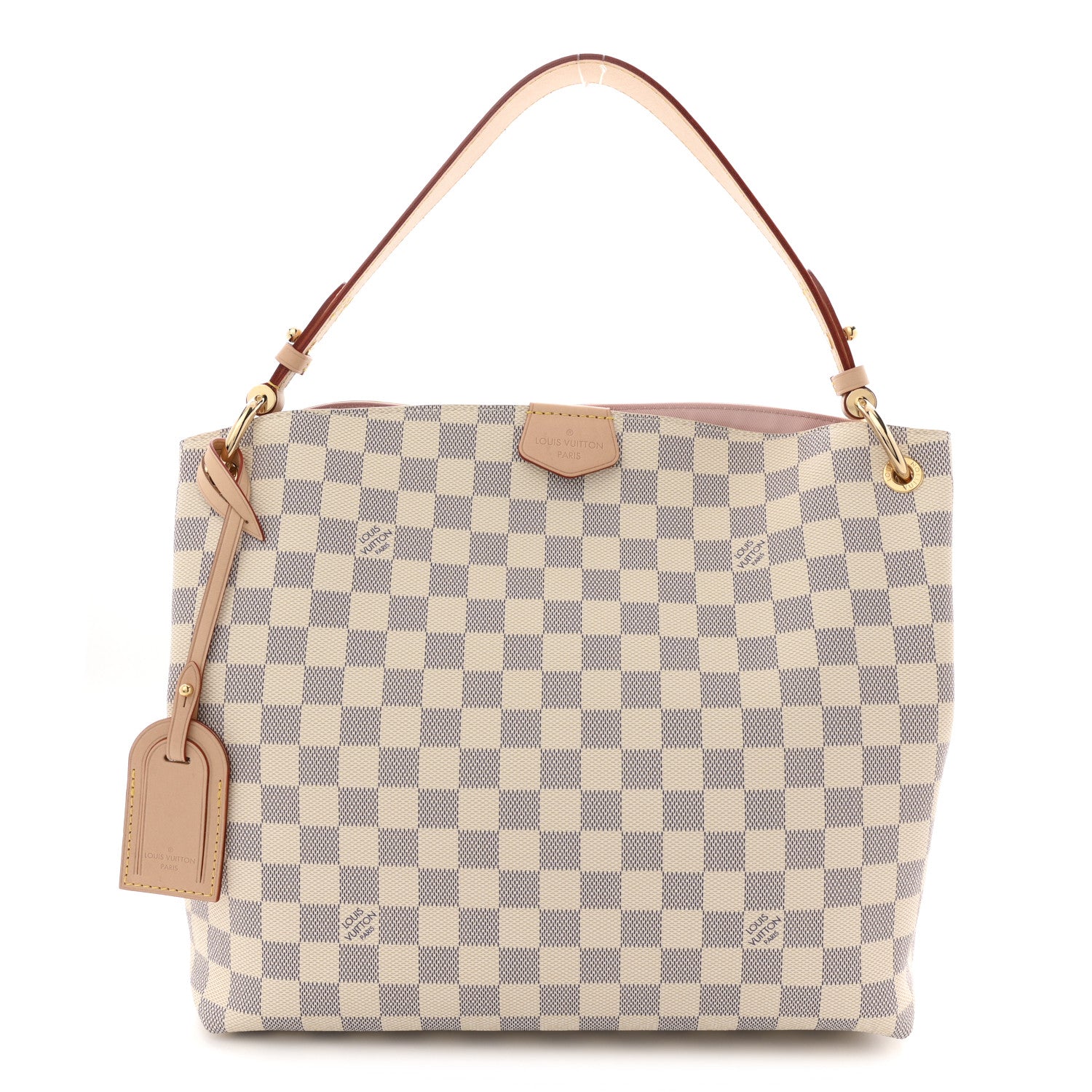 Louis Vuitton Damier Azur Graceful PM Rose Ballerine