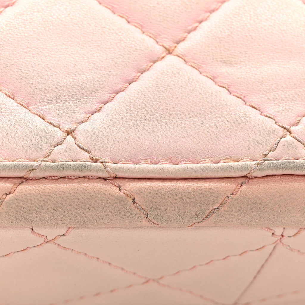Chanel Lambskin Degrade Quilted 2.55 Reissue 227 Flap Light Pink