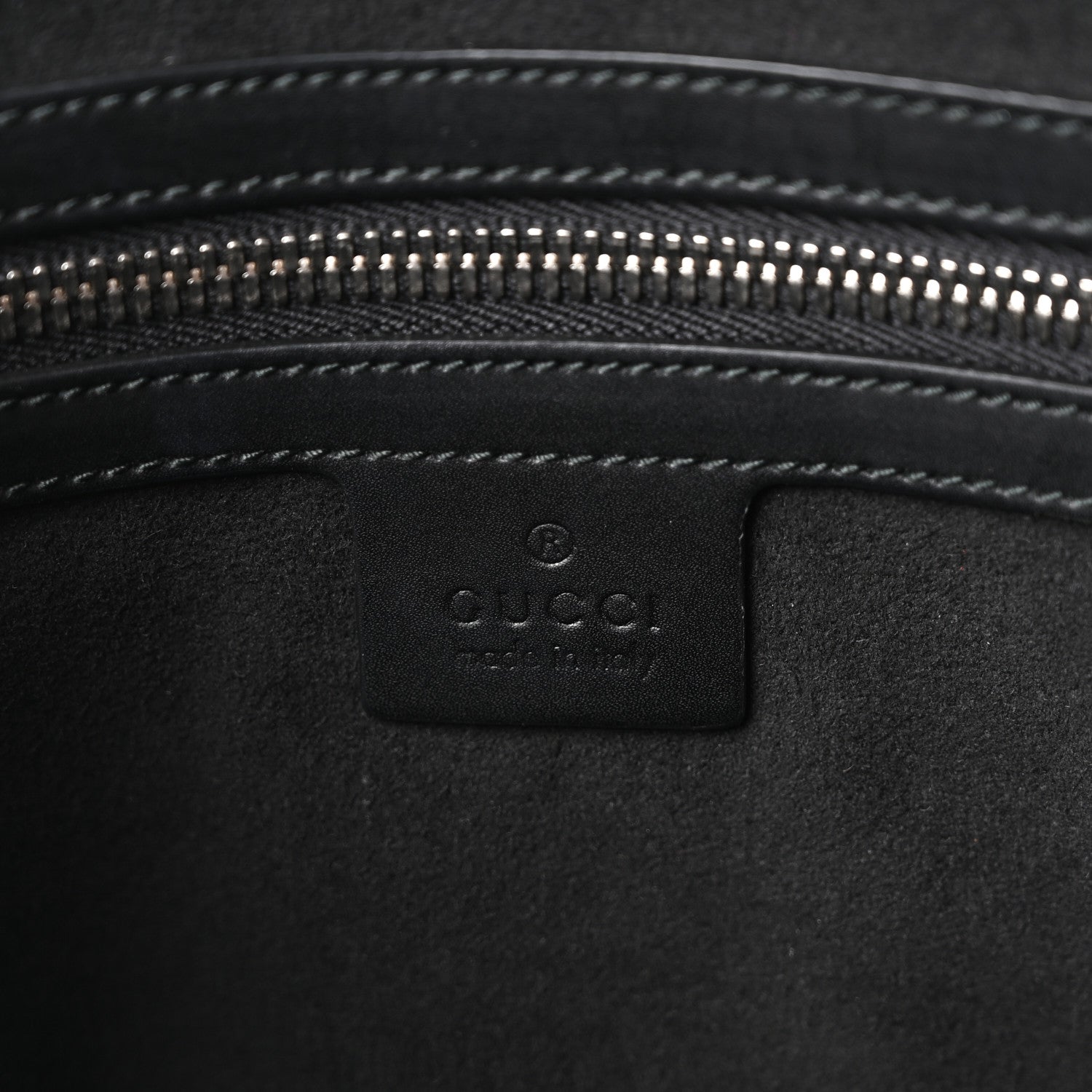 Gucci GG Supreme Monogram Caleido Web Briefcase Black