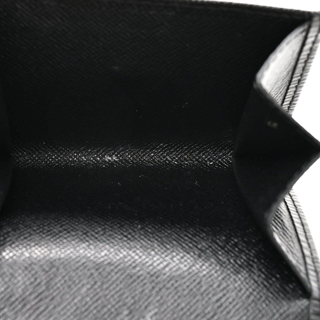 Louis Vuitton Epi Coin Purse Wallet Black