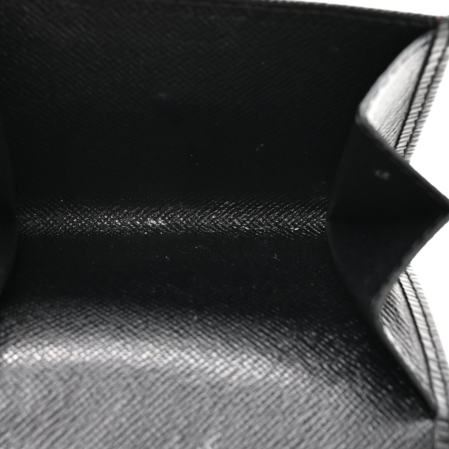 Louis Vuitton Epi Coin Purse Wallet Black