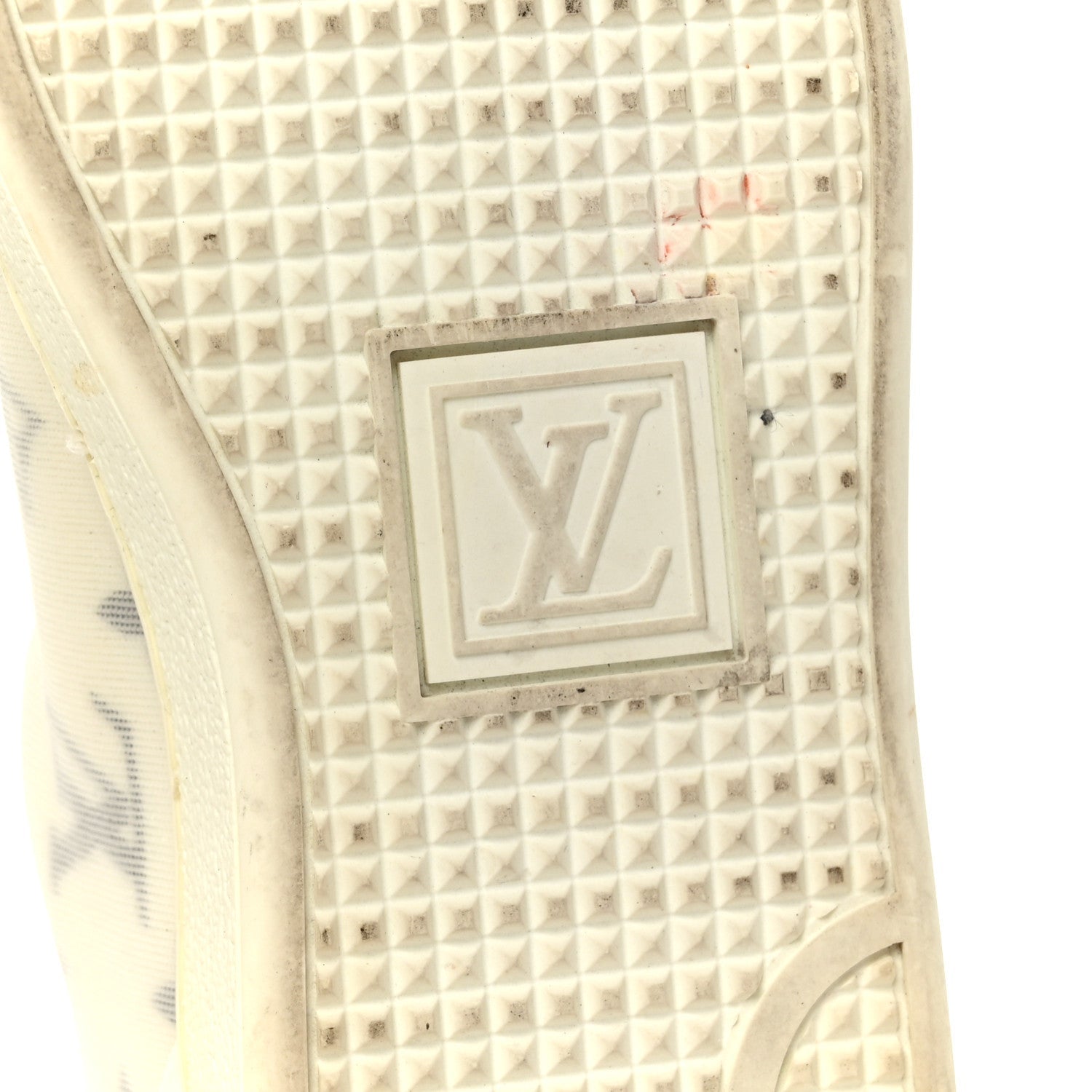 Louis Vuitton Technical Fabric Calfskin Monogram Frontrow Sneakers 35.5 Pink