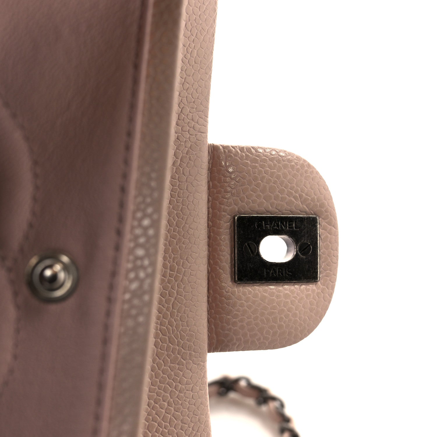 Chanel Caviar Quilted Medium Double Flap Light Pink