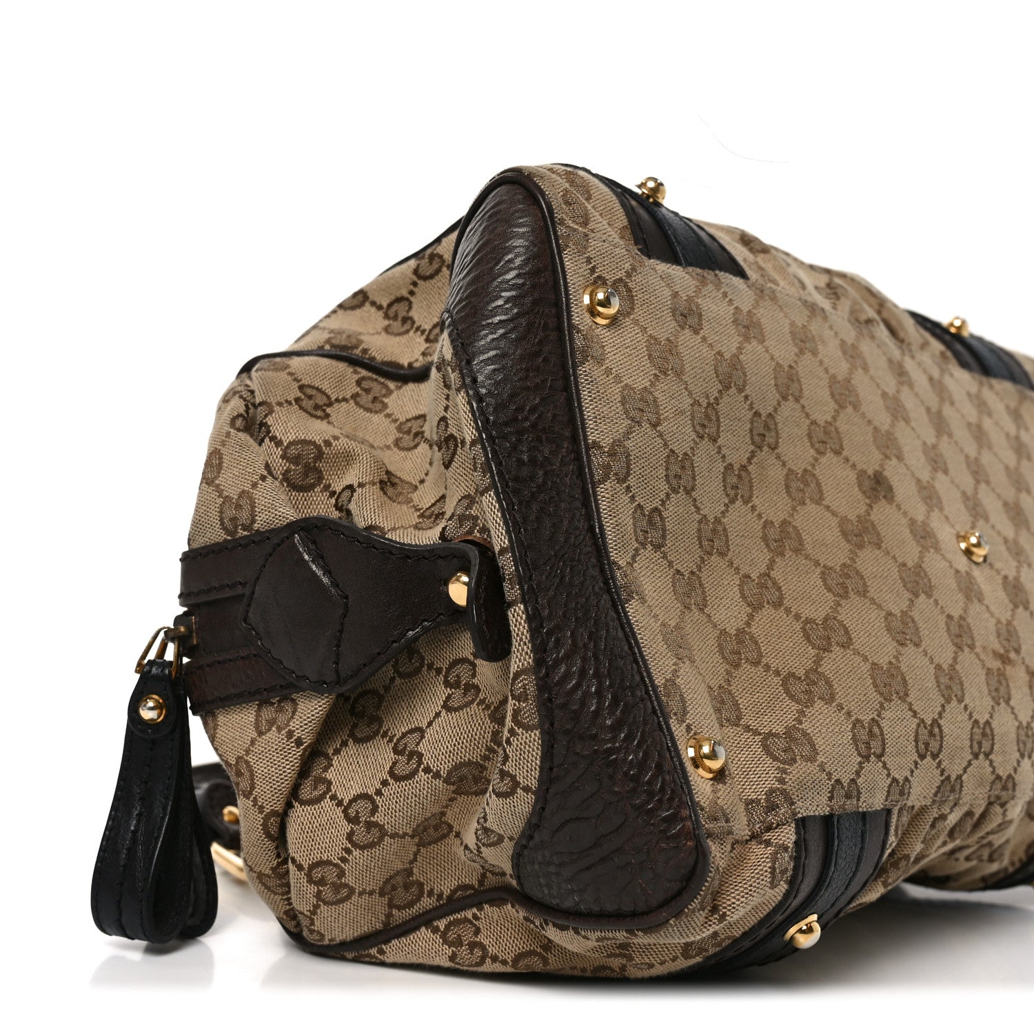 Gucci Monogram Medium Interlocking Icon Tote Dark Brown