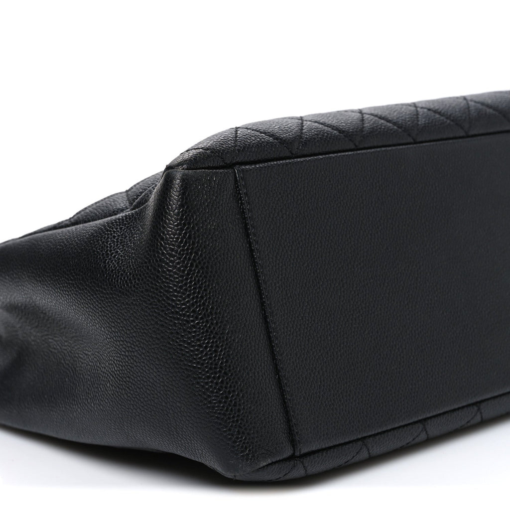 Chanel Caviar Quilted Grand Shopping Tote GST Black