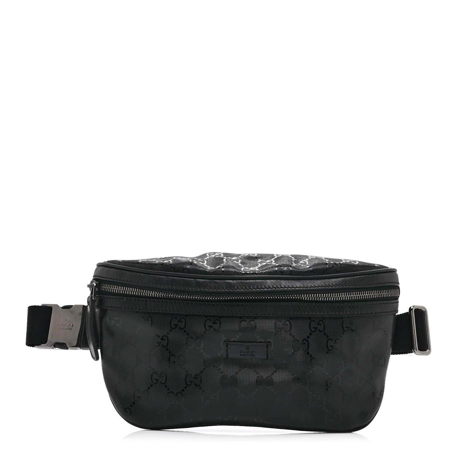 Gucci Imprime Monogram Belt Bag Black