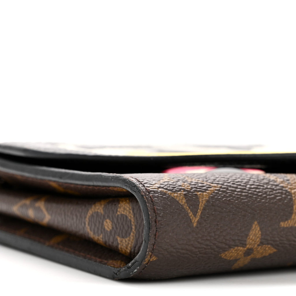 Louis Vuitton Monogram Kabuki Chain Wallet Black
