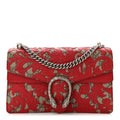 Gucci GG Supreme Monogram Arabesque Dionysus Shoulder Bag Hibiscus Red