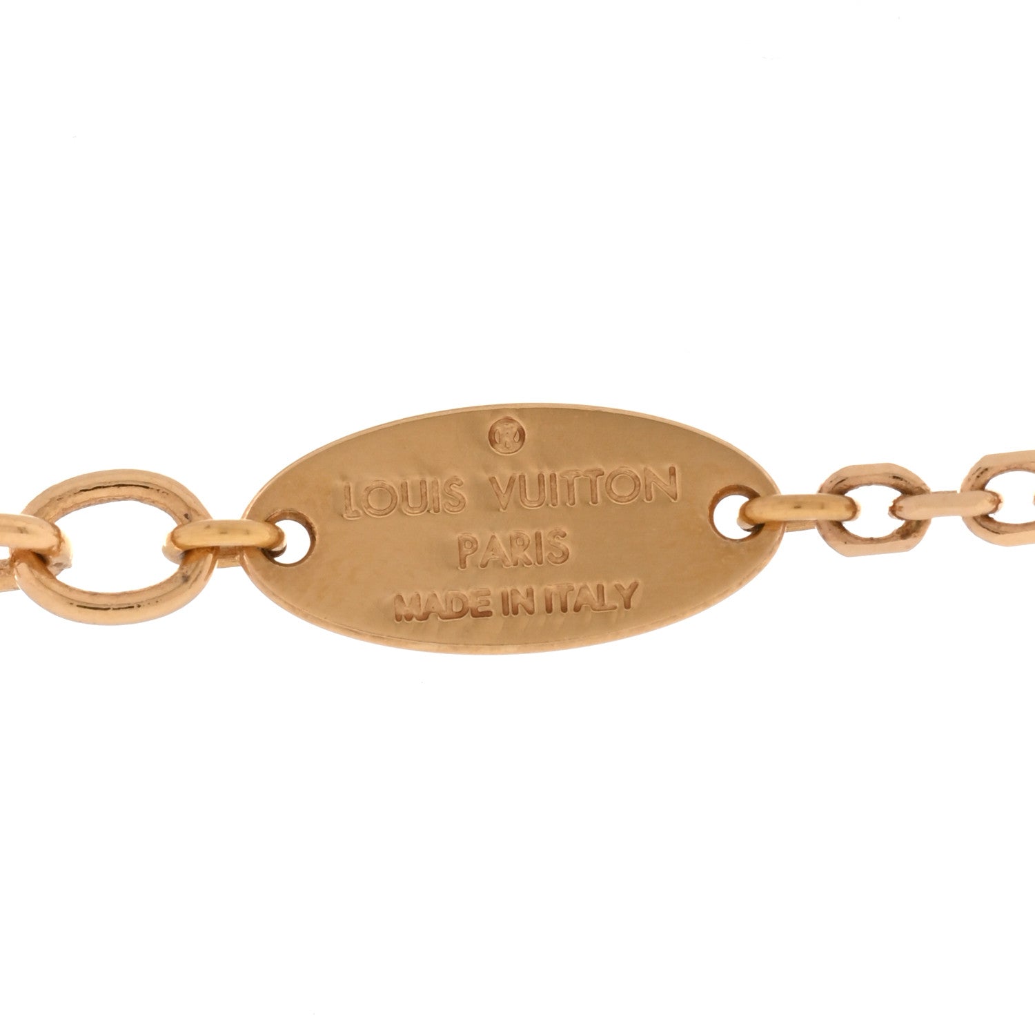 Louis Vuitton Metal Blooming Supple Necklace Gold