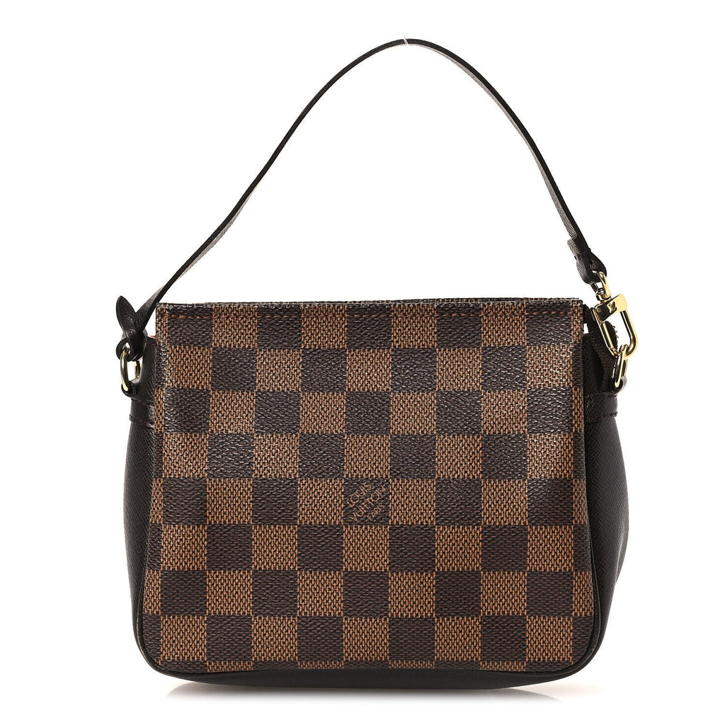 Louis Vuitton Damier Ebene Trousse Make Up Bag Pochette