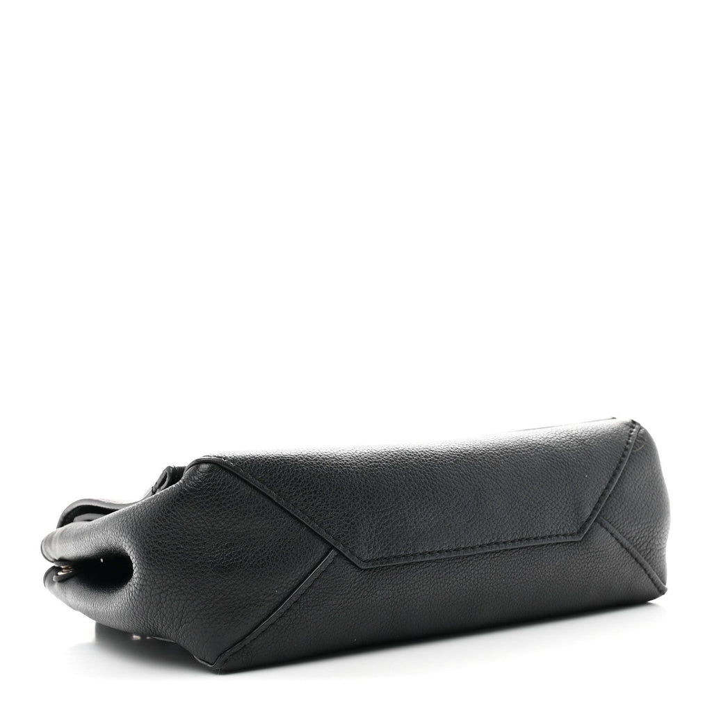 Louis Vuitton Calfskin Lockme II Chain Bag BB Black