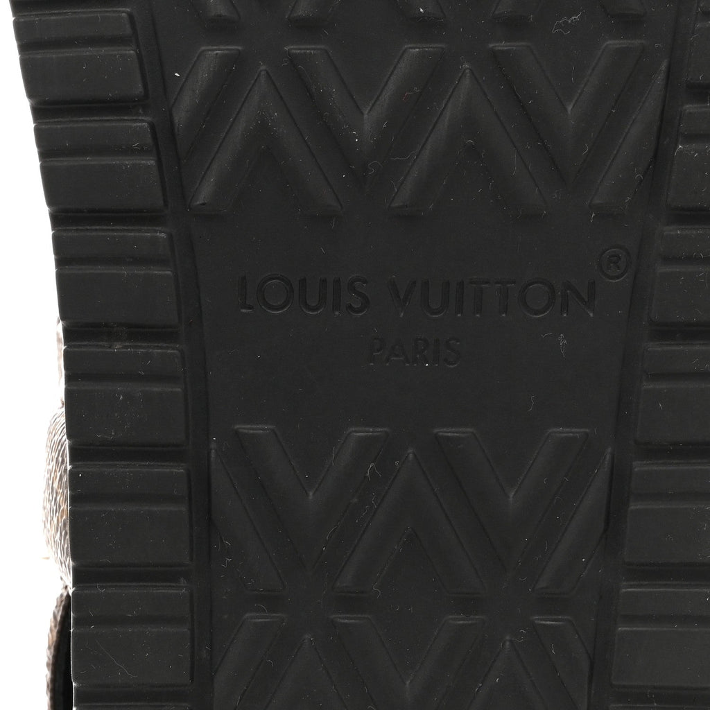 Louis Vuitton Monogram LV Sunset Comfort Flat Sandals 35 Cacao Brown