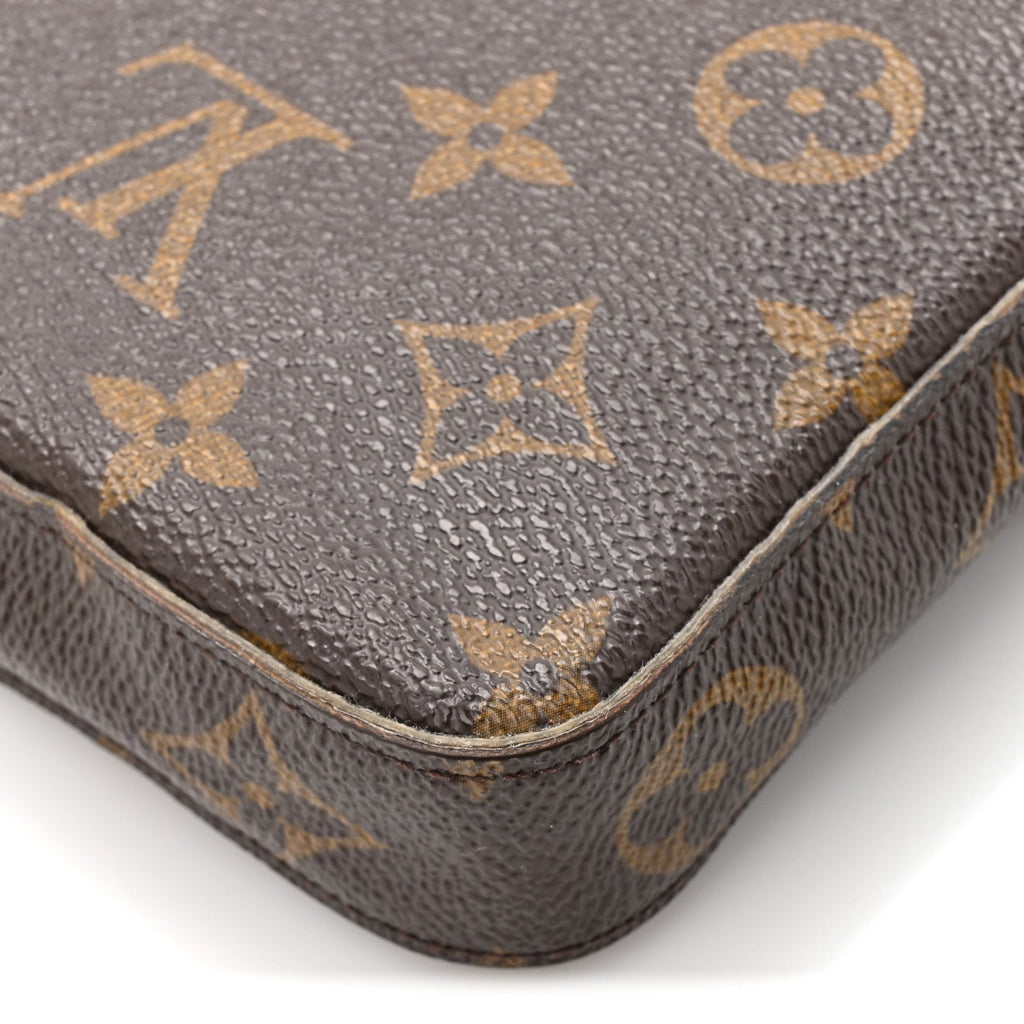 Louis Vuitton Monogram Pochette Felicie Chain Wallet Fuchsia